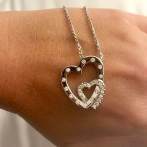 Swarovski crystal heart necklace
